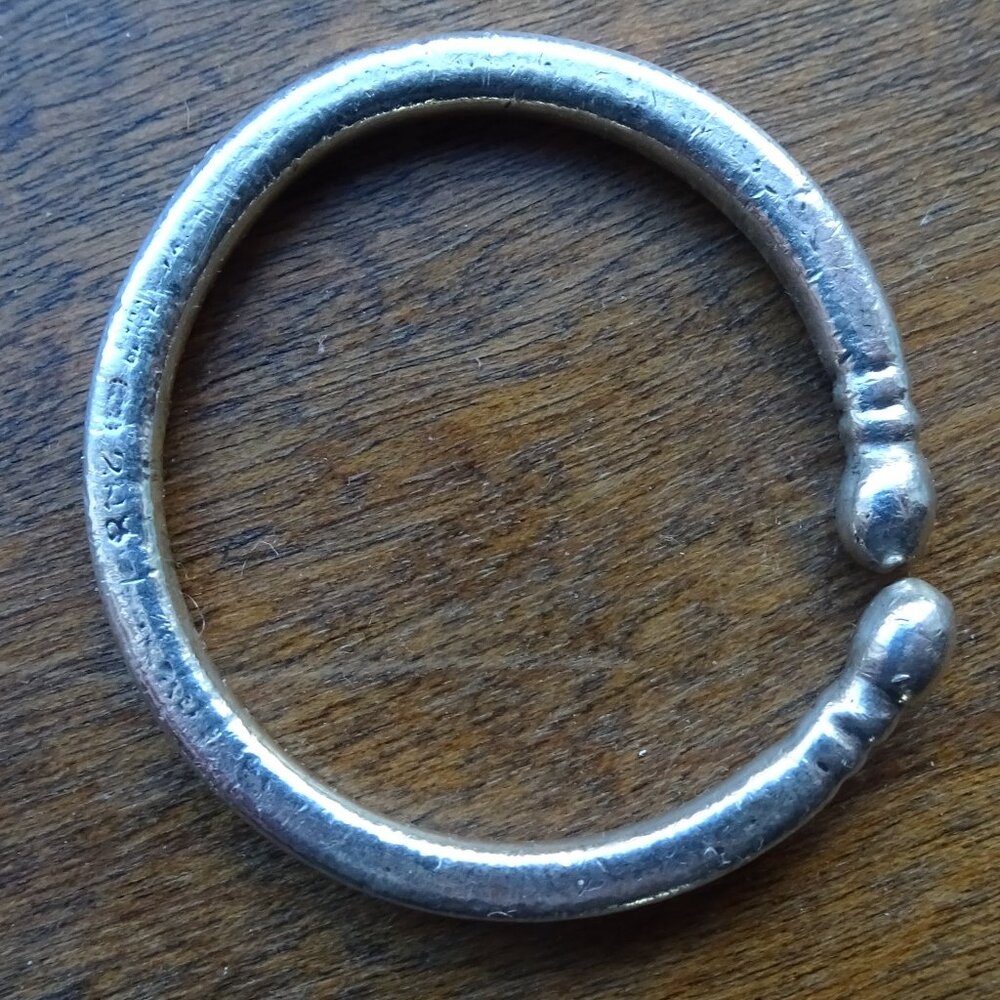 Georg Jensen Sterling Silver Acorn Key Ring #208